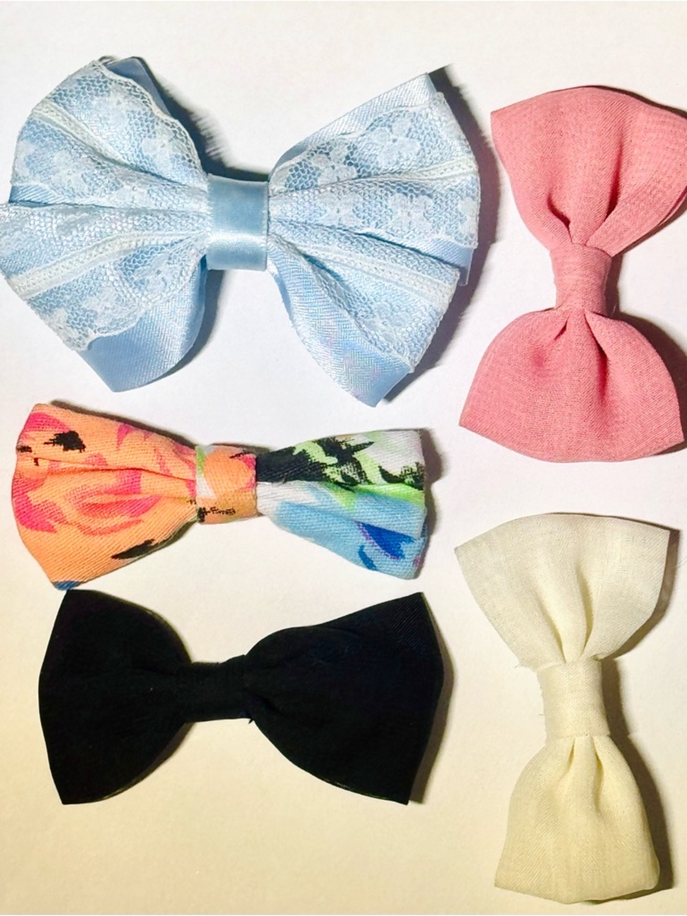 Vintage 80's Hair Clips/Bows